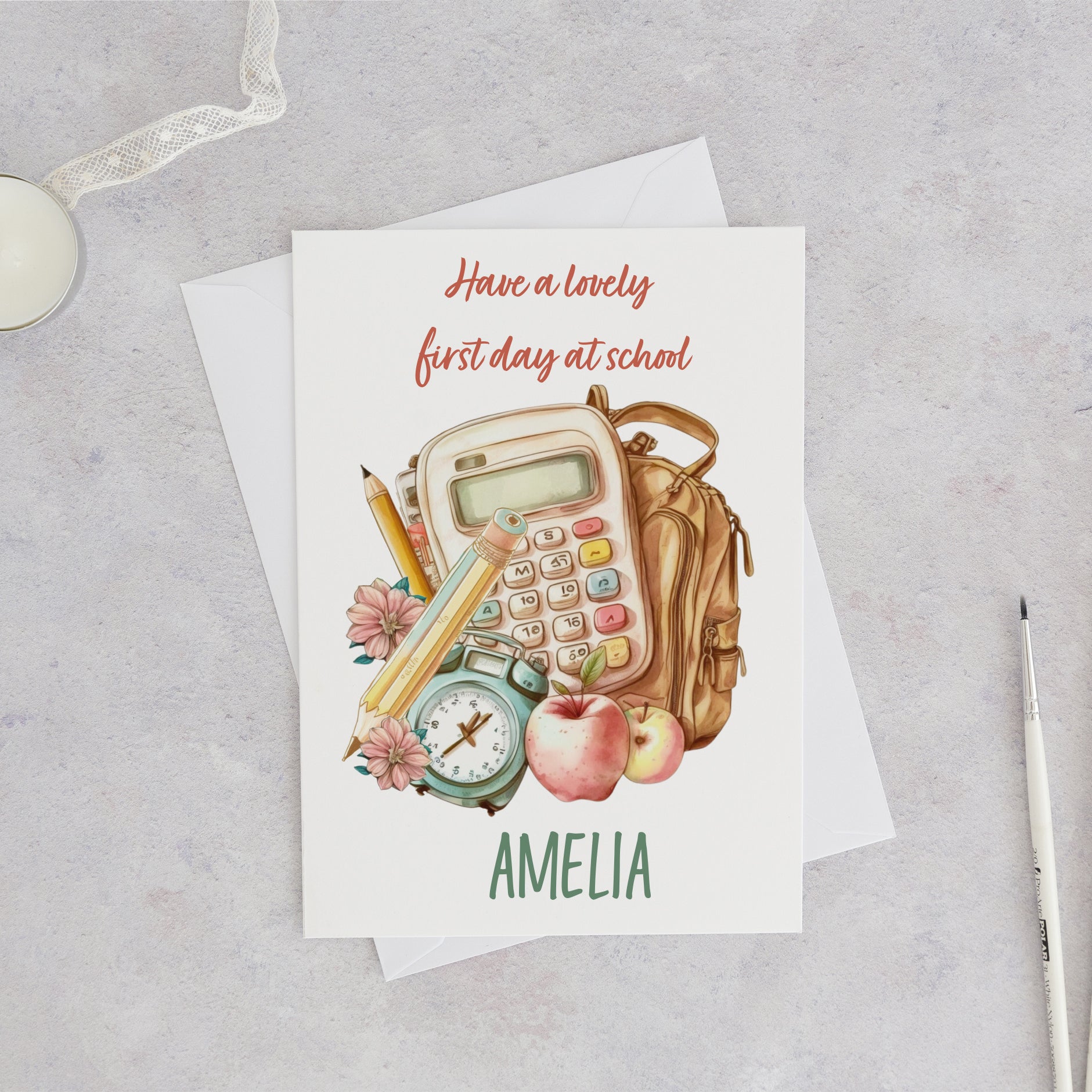 Custom Back To School Card