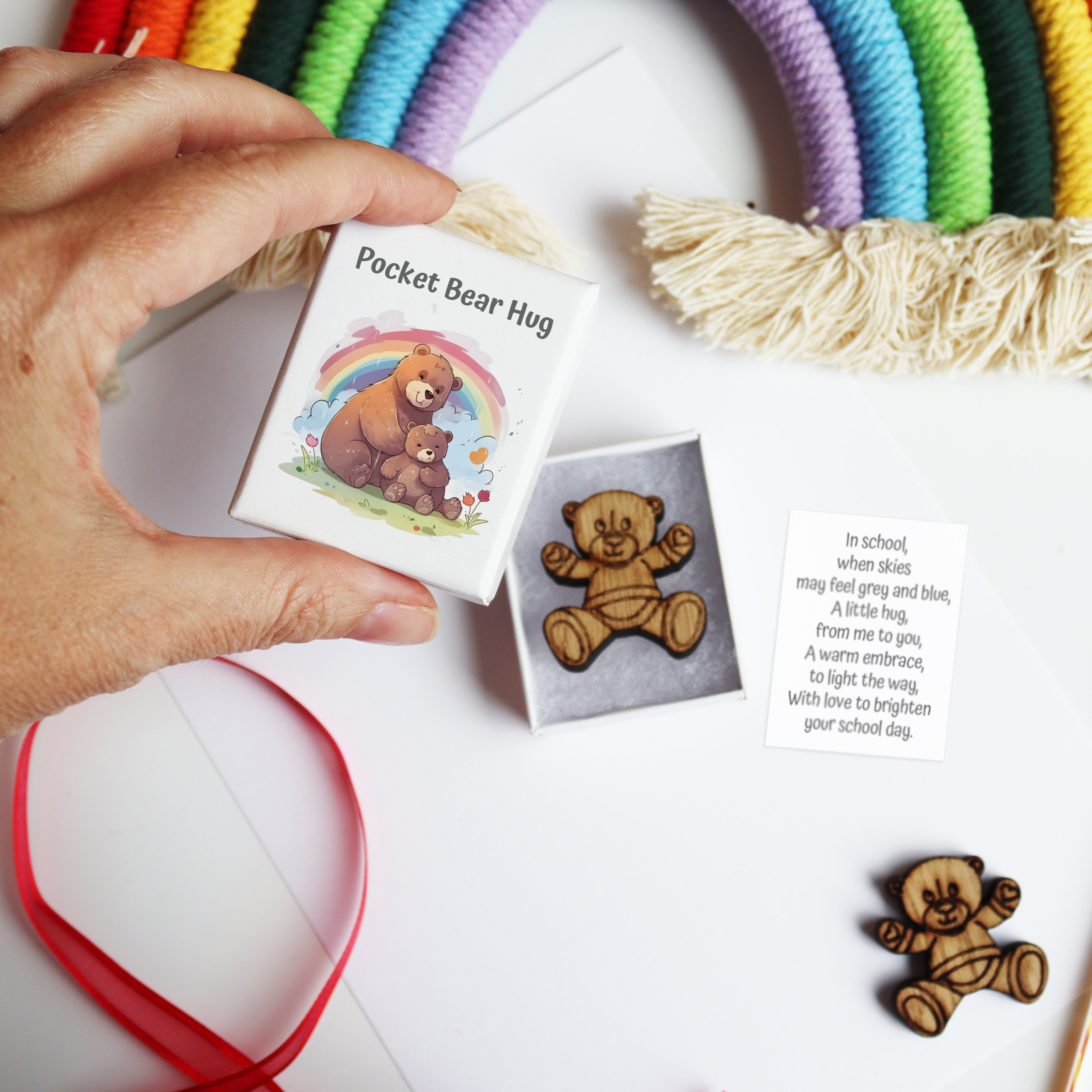 Bear Hug In A Box Back To School Token