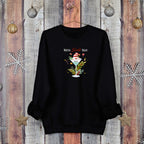 Making Spirits Bright Black Christmas Jumper