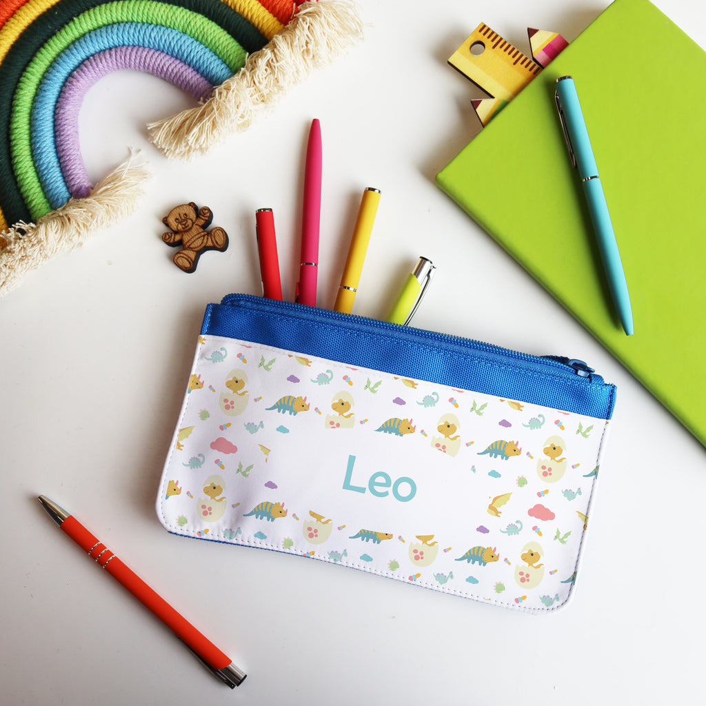 Baby Dinosaur Personalised Pencil Case