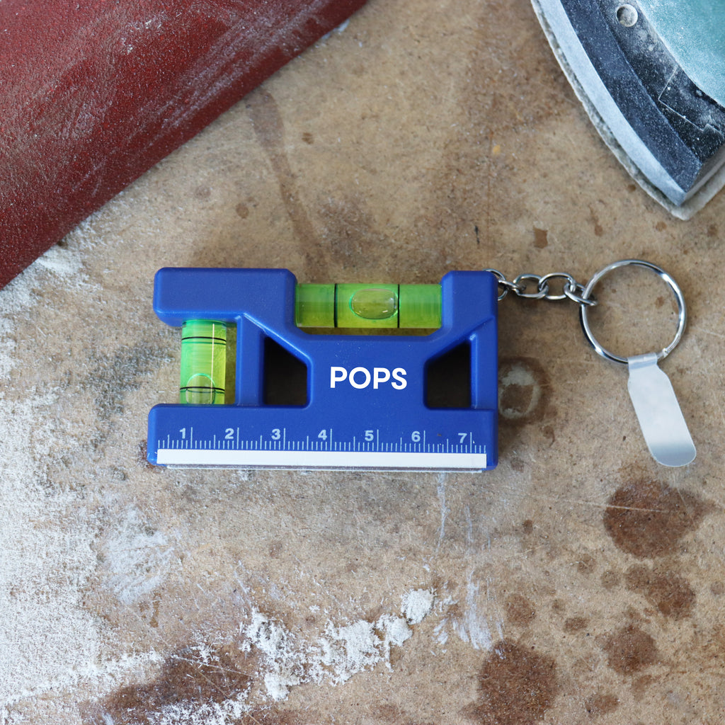 Personalised Magnetic Spirit Level Keyring