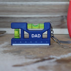 Personalised Magnetic Spirit Level Keyring
