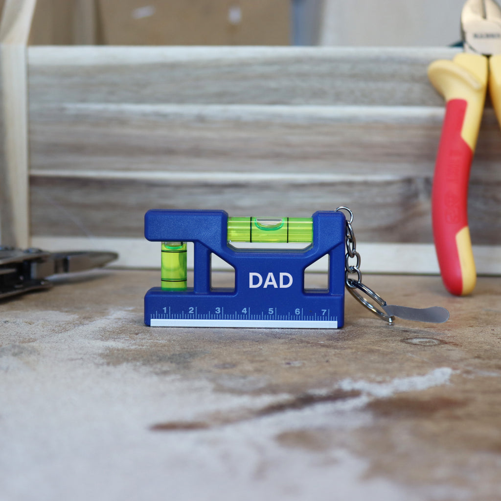 Personalised Magnetic Spirit Level Keyring
