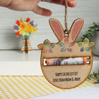 Personalised Easter Bunny Money Holder