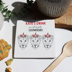 Women's Football 3 Lions Acrylic Coaster