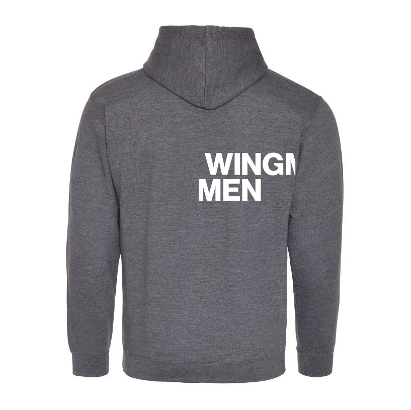 Wingmen Hoodie Charcoal / Heather Grey
