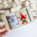Personalised Christmas Gonk Money Holder