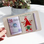 Personalised Christmas Gonk Money Holder