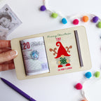 Personalised Christmas Gonk Money Holder