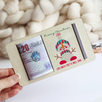 Personalised Snowman Christmas Money Holder