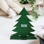Personalised Christmas Tree Personalised Place Setting