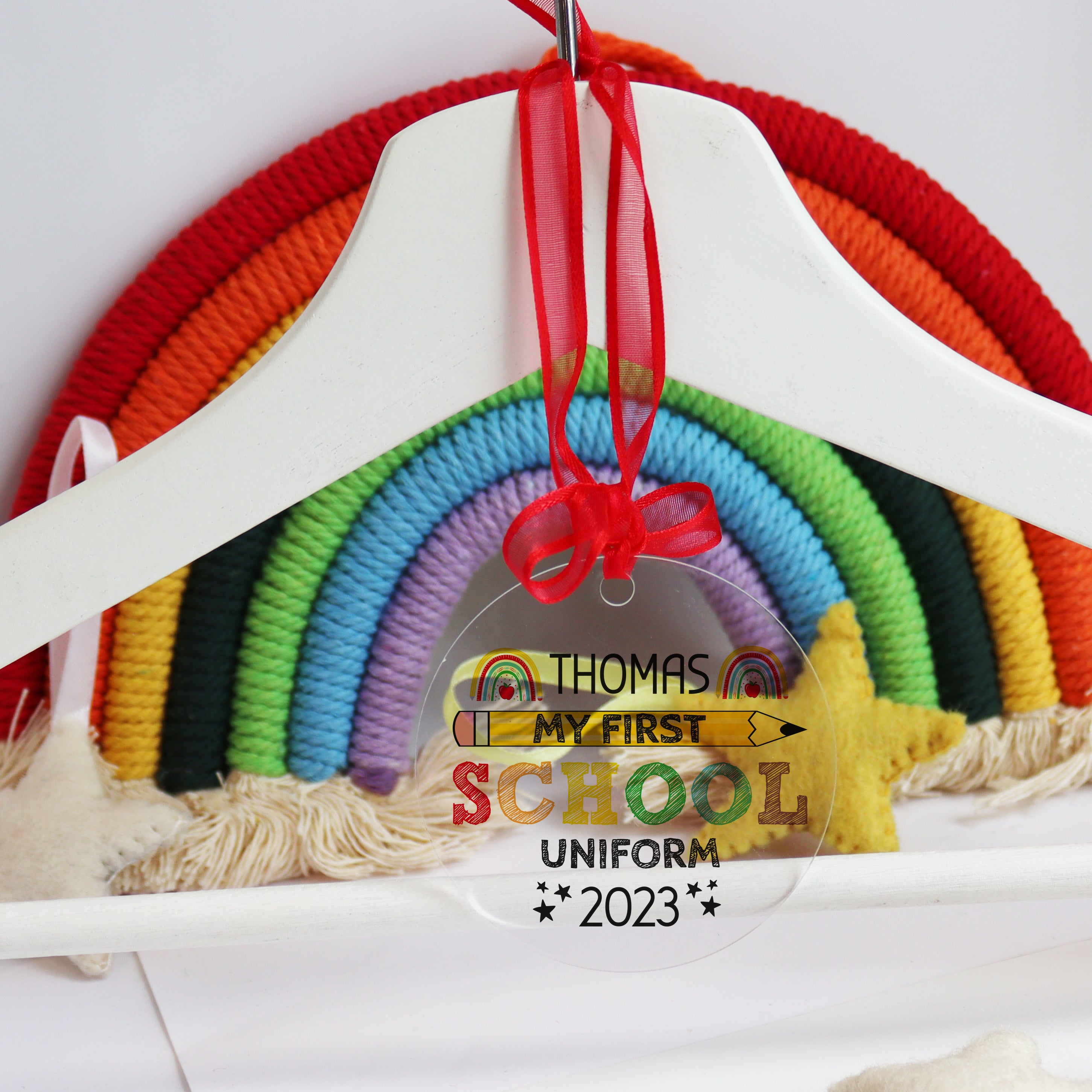 My First School Uniform Hanger Tag Personalised