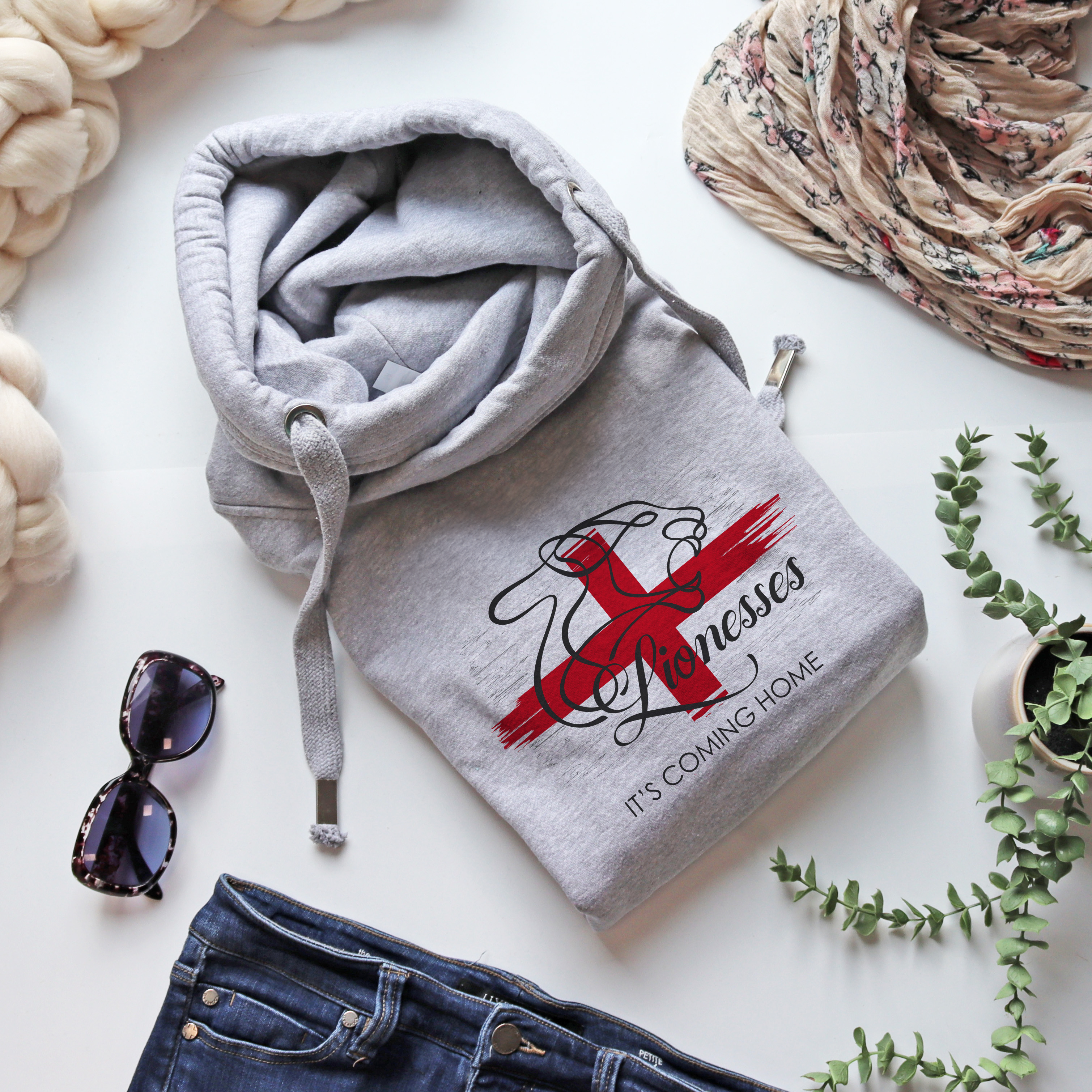 Lionesses England Team Cowl Hoodie