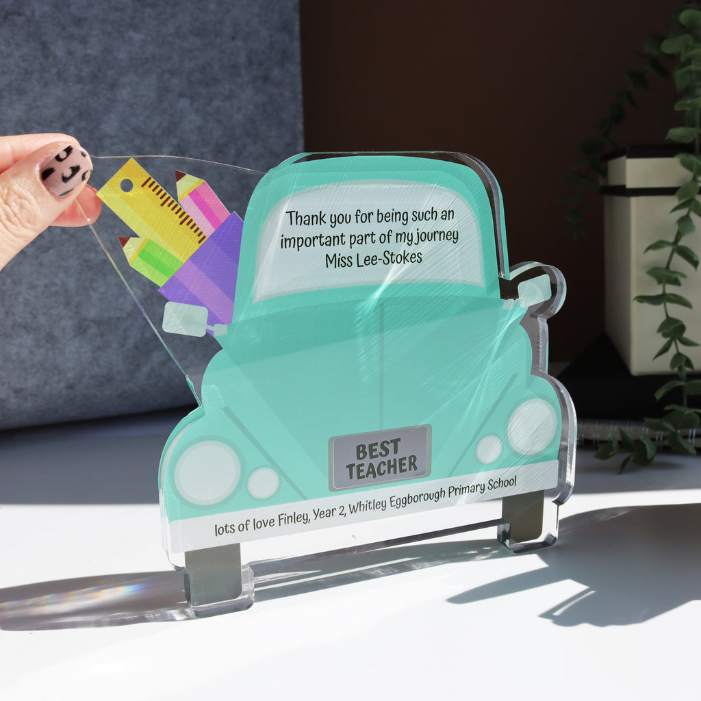 Personalised Teacher Gift Desk Stand