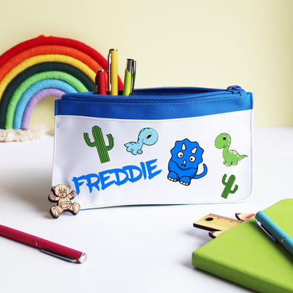 Dinosaur Character Pencil Case