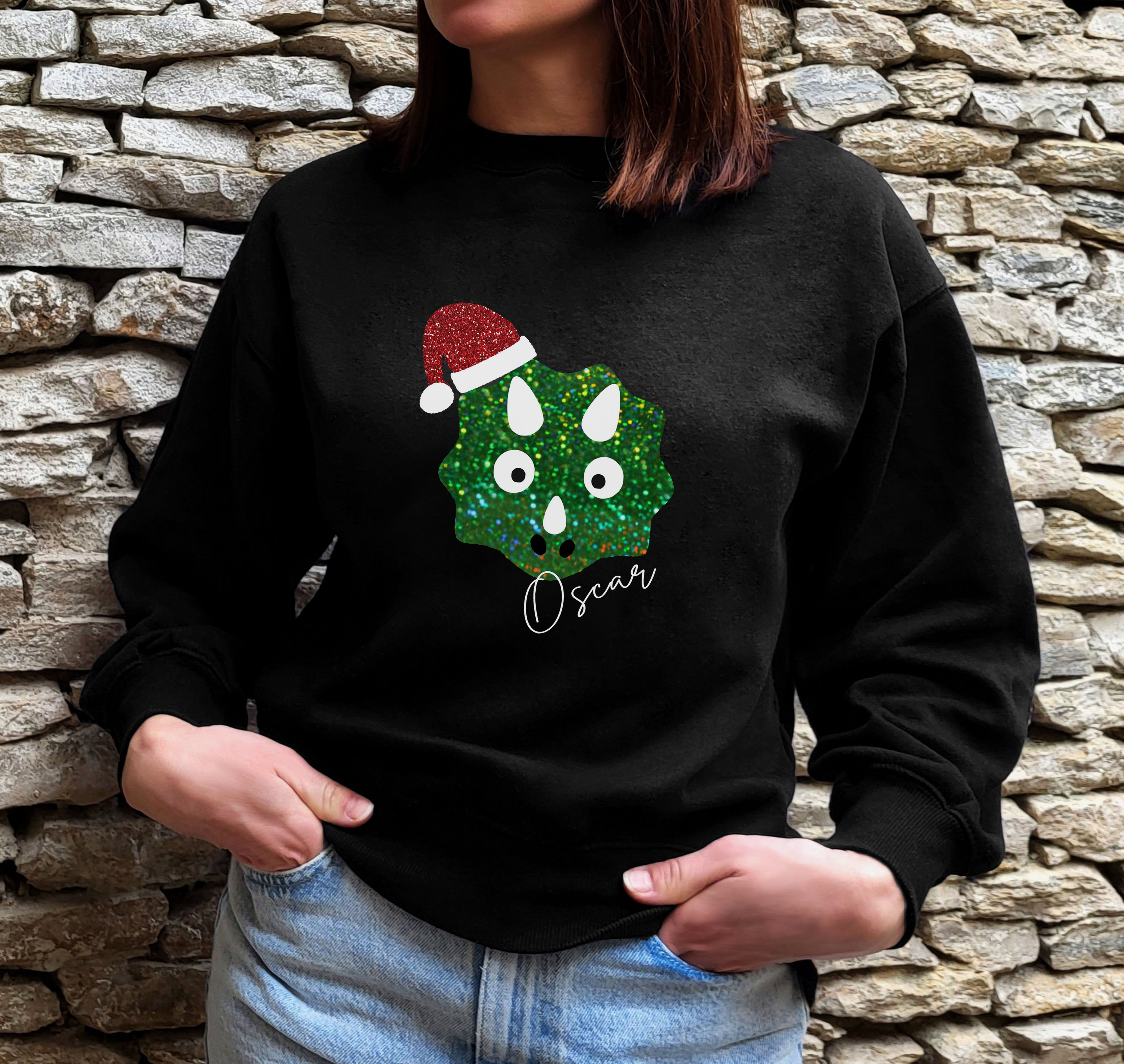 Dinosaur Christmas Jumper