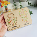 Pop Out Wooden Easter Bunny Card