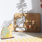 Pop Out Wooden Easter Chick Card