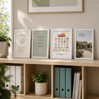 Personalised rainbow teacher print as an end of year gift