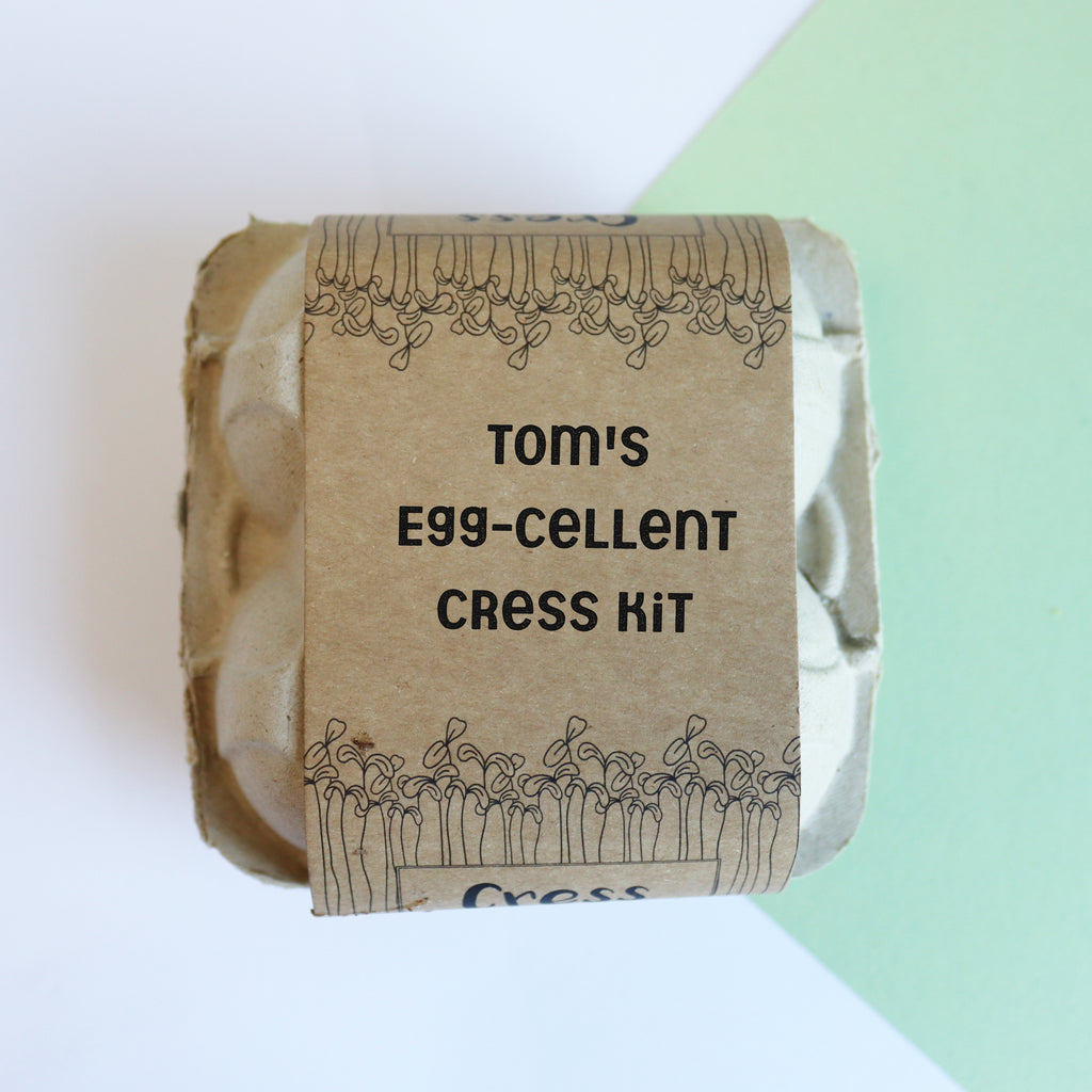 Personalised Grow Your Own Cress Easter Kit