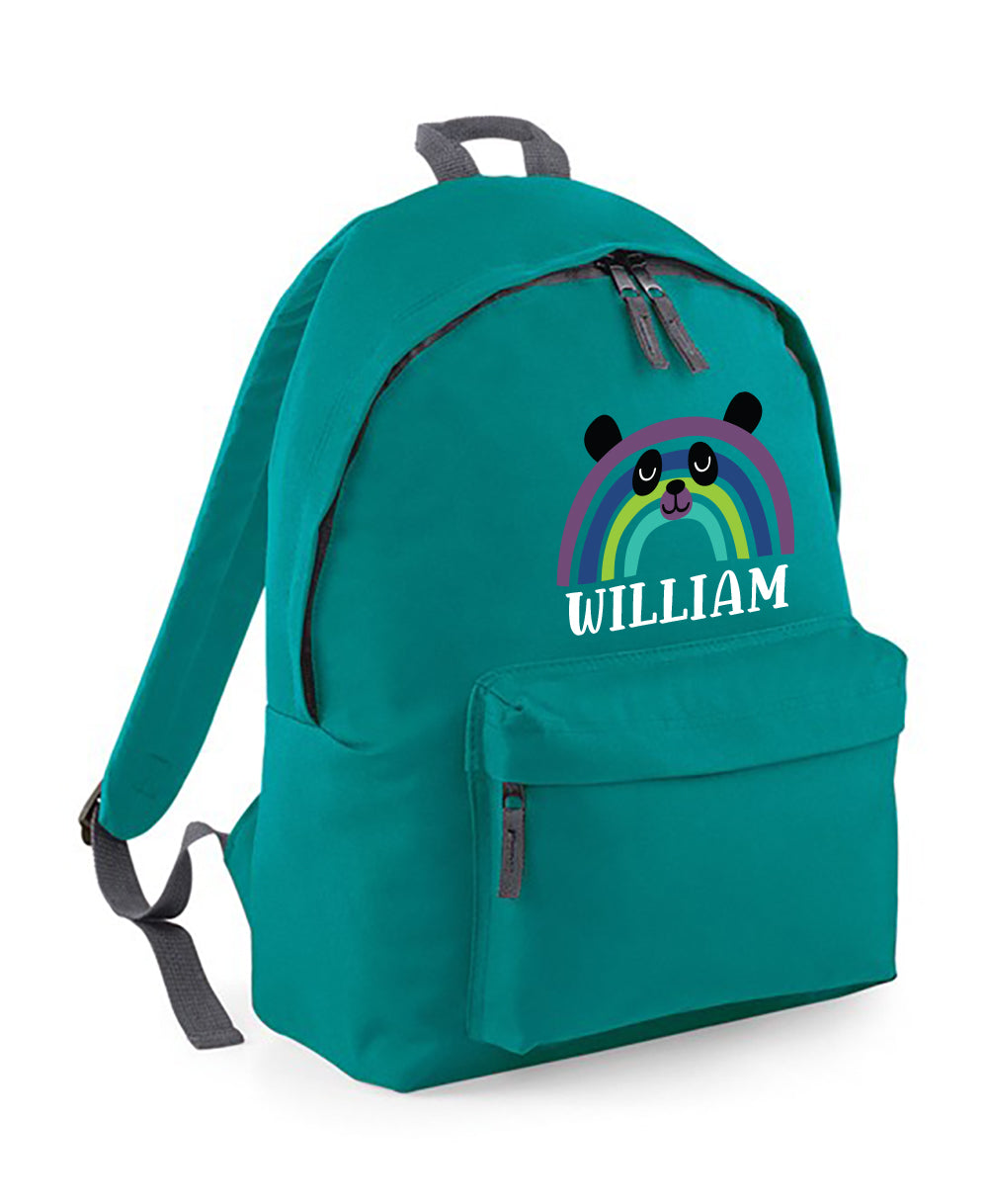 Personalised Panda Back to School Back Pack