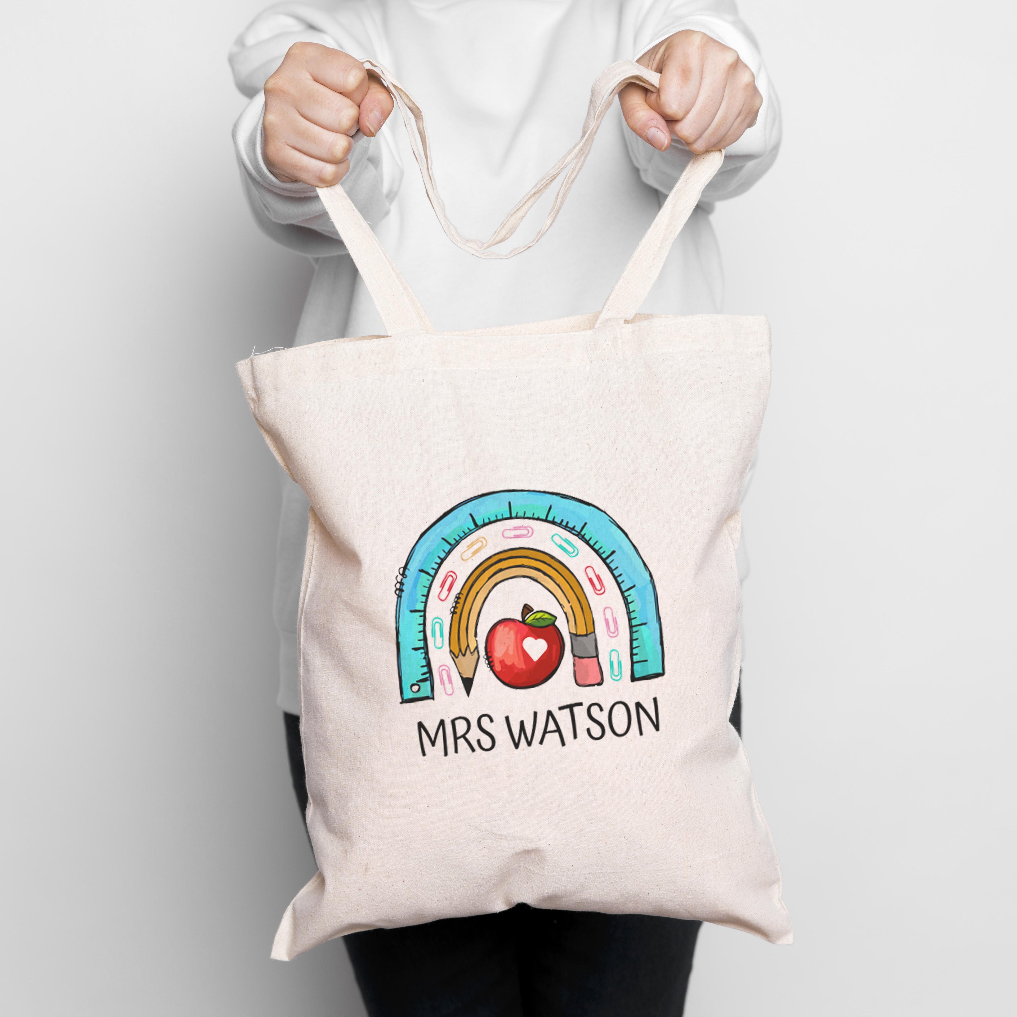 Teacher Gift Personalised Tote Bag