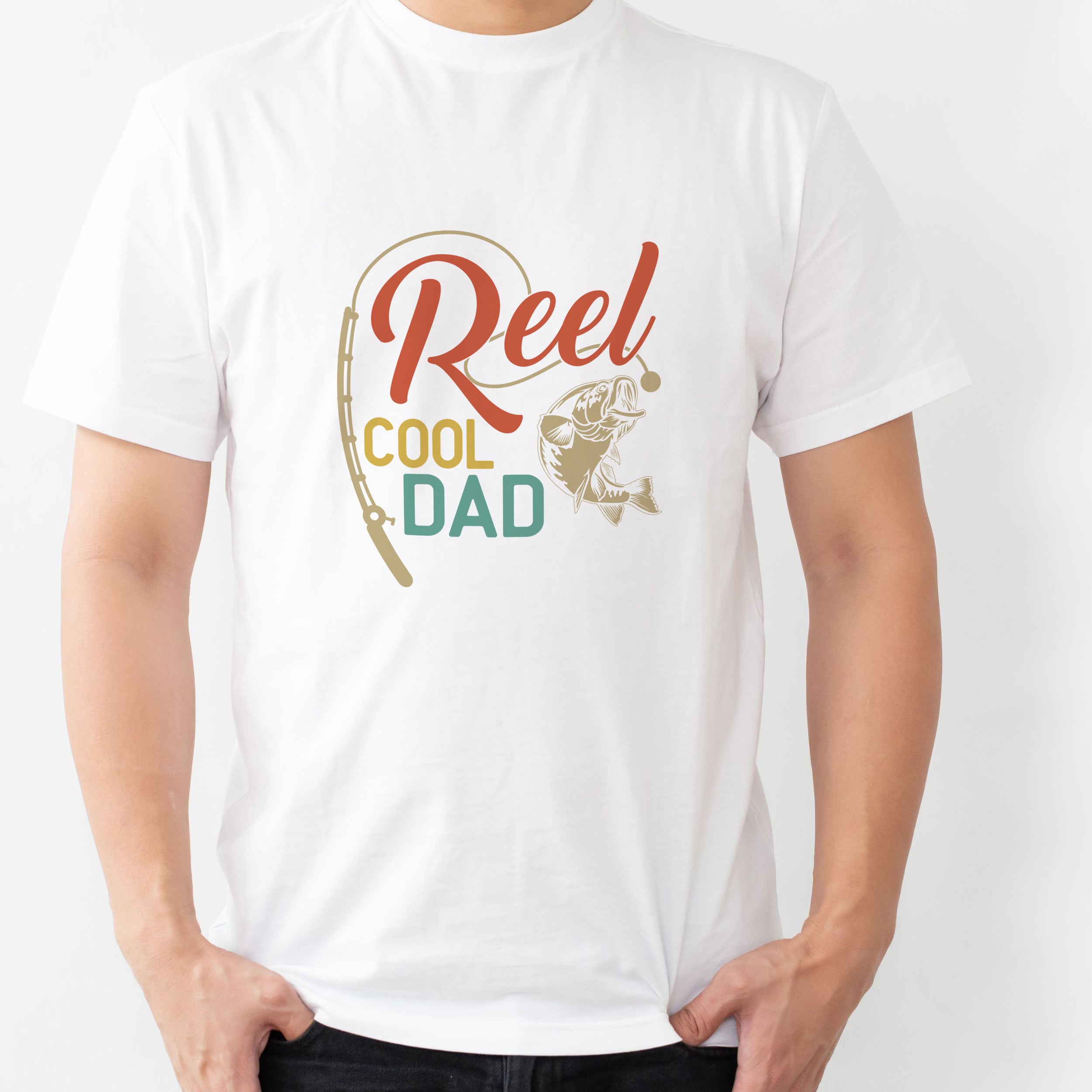 Reel Cool Dad Fishing Tshirt