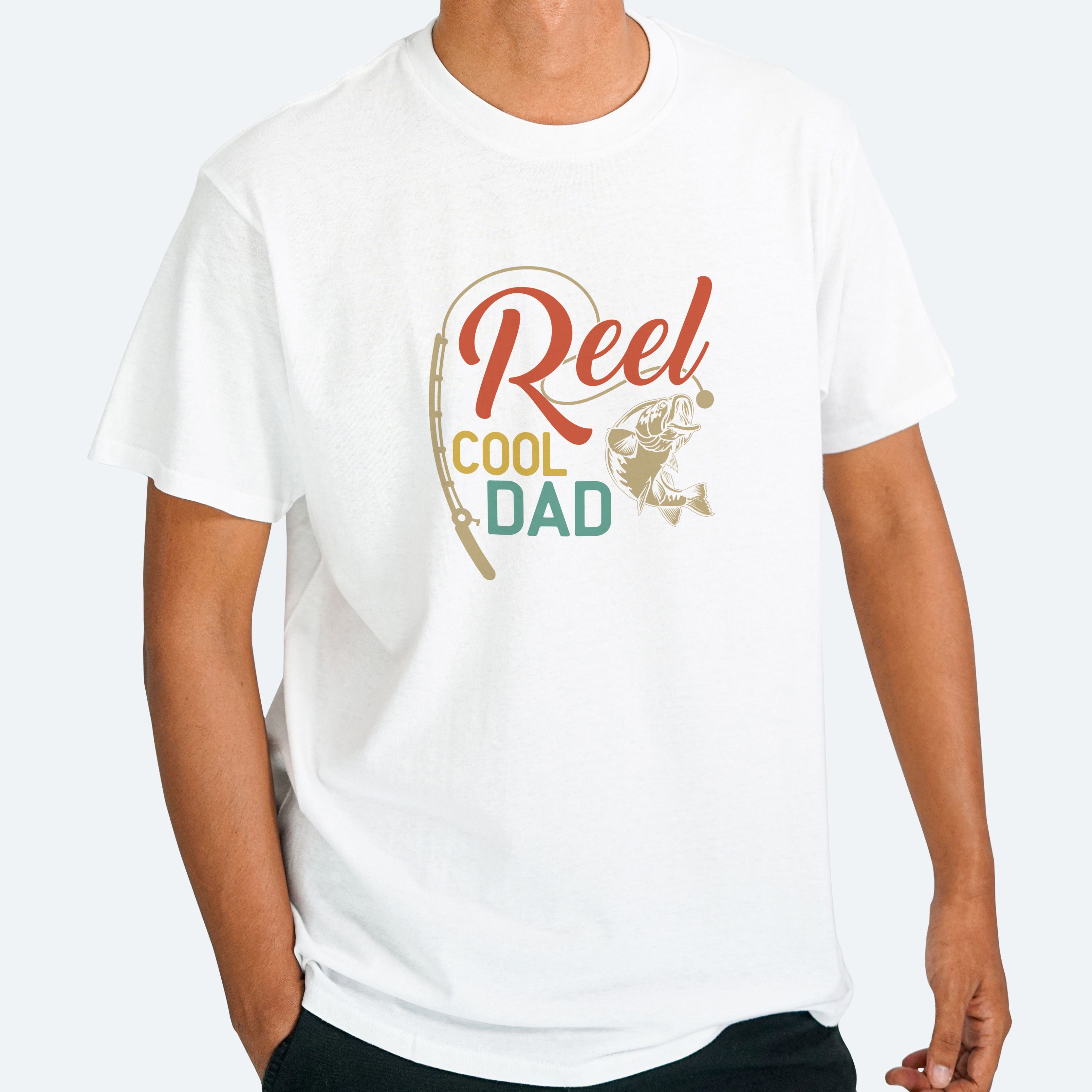Reel Cool Dad Fishing Tshirt
