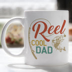Reel Cool Dad Fishing Father's Day Mug