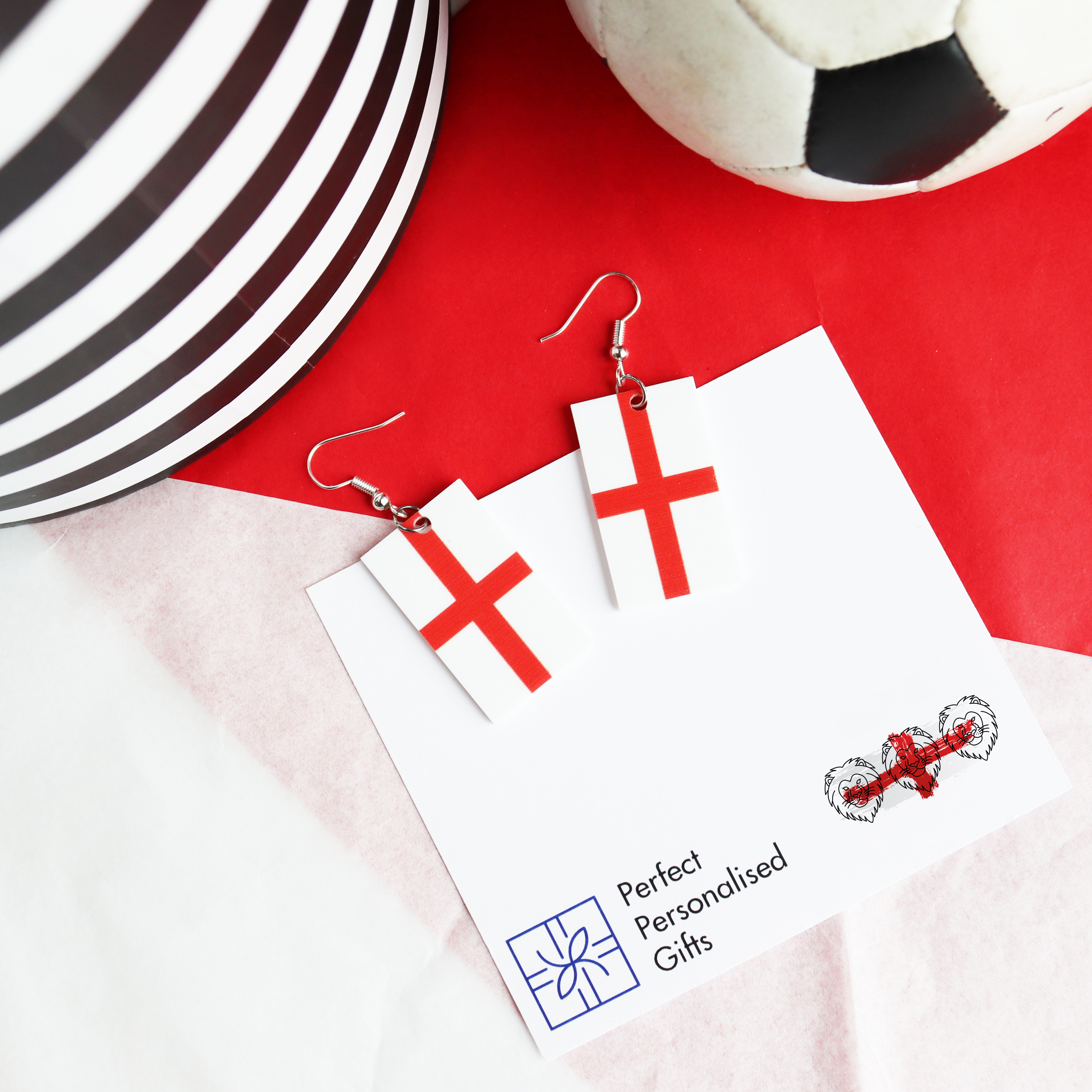 Flag Earrings Euros 2024