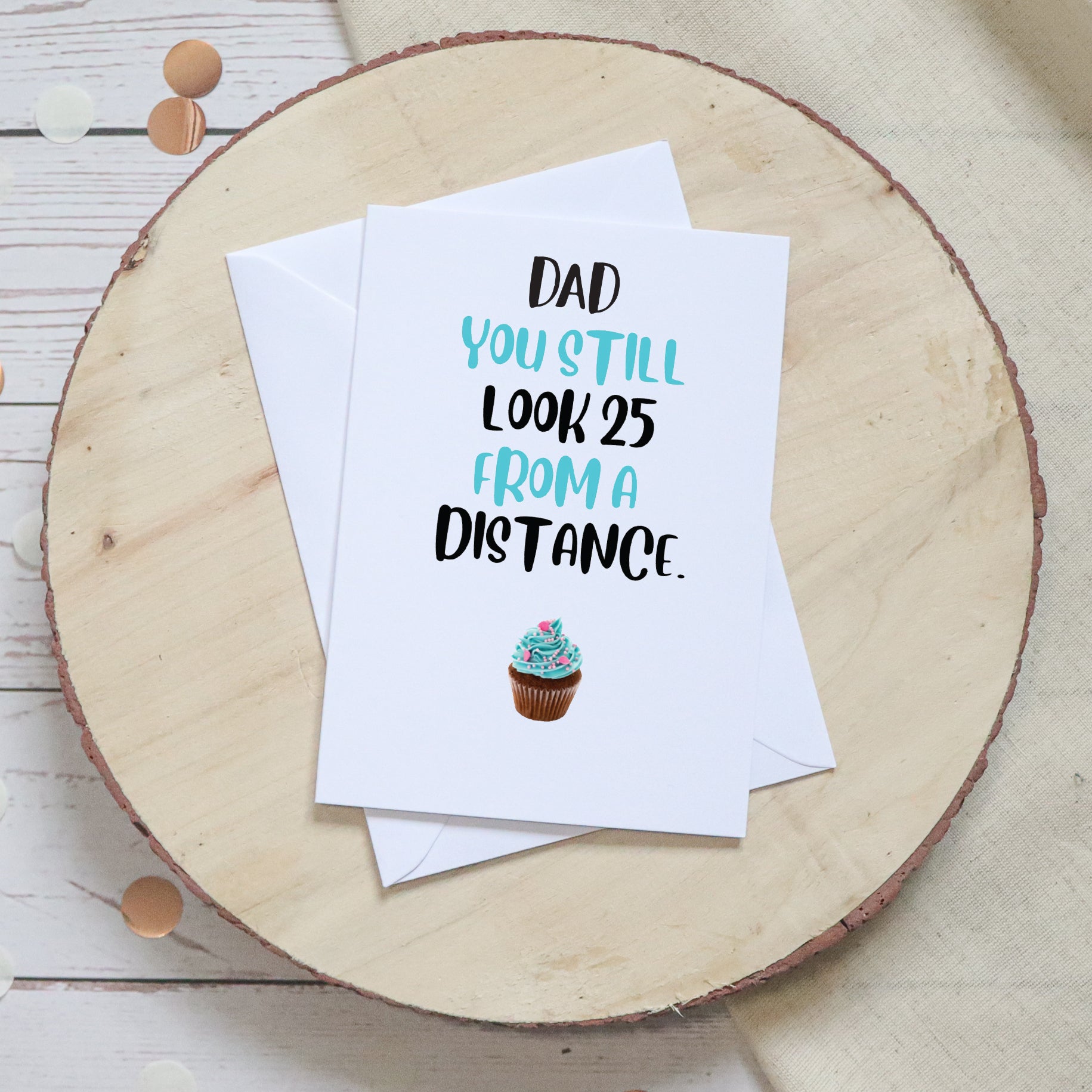 Personalised Funny Age Birthday Card