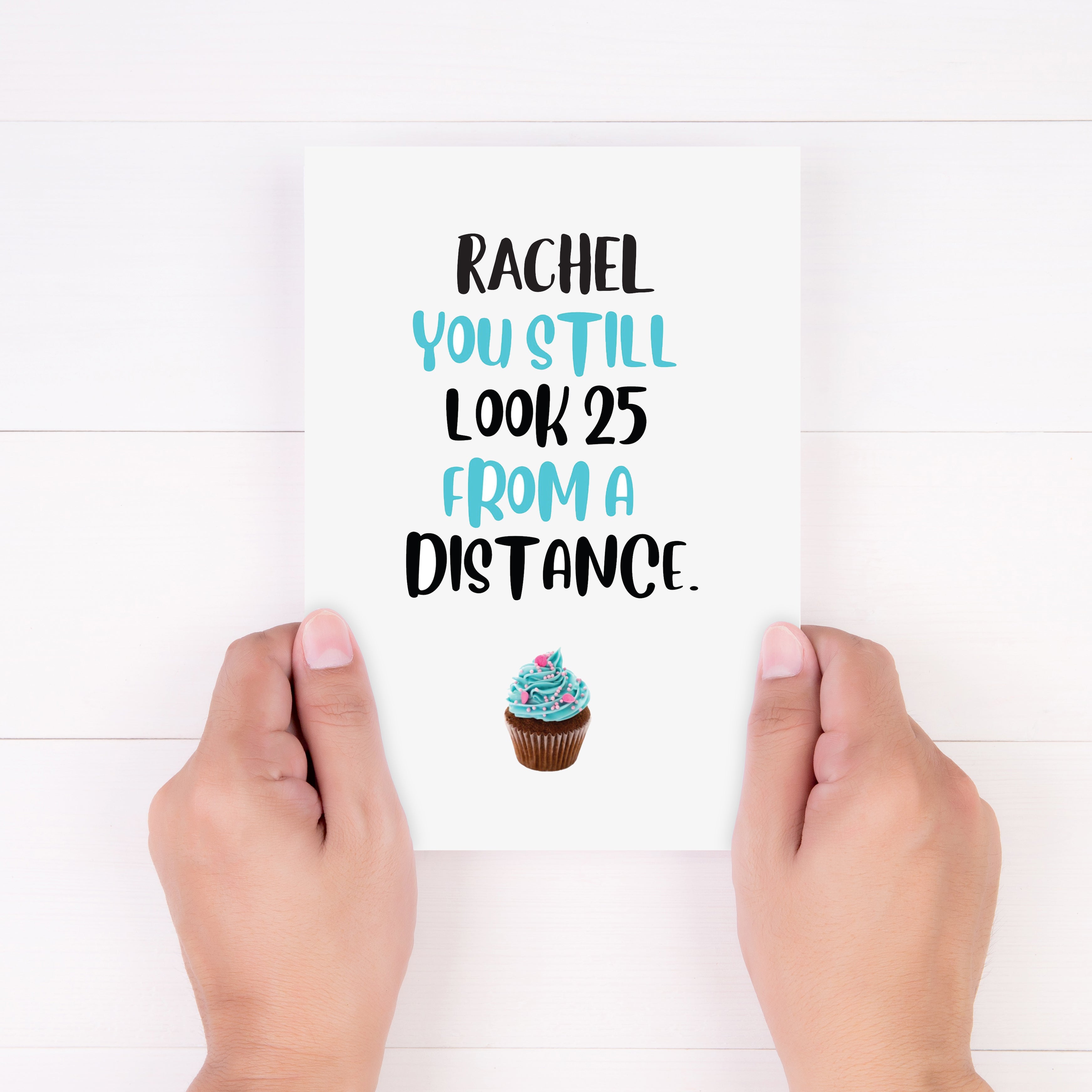 Personalised Funny Age Birthday Card