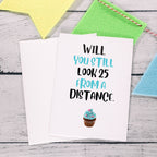 Personalised Funny Age Birthday Card