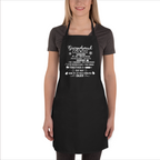 Gingerbread Recipe Christmas Apron