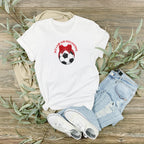 Just A Girl Who Likes Football Adult T-Shirt