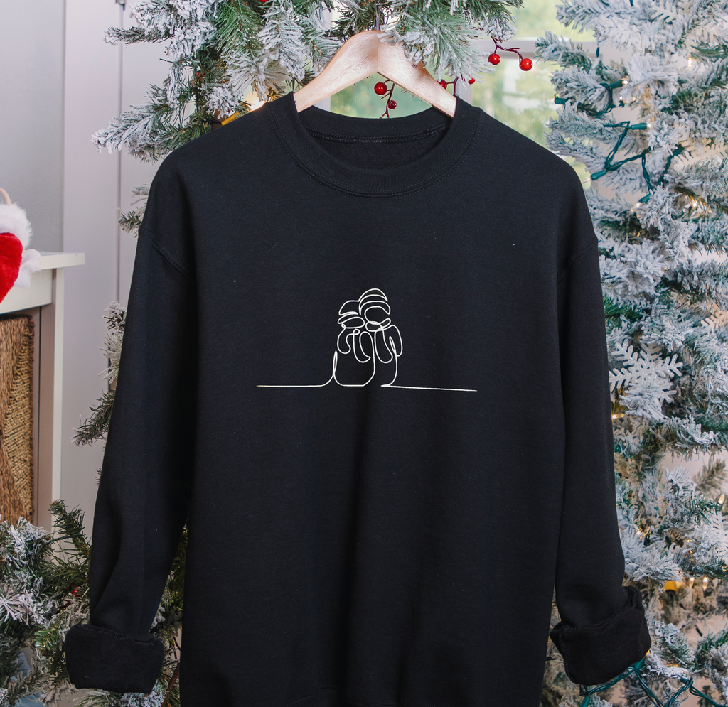 Christmas Jumper Hand Drawn Snowman