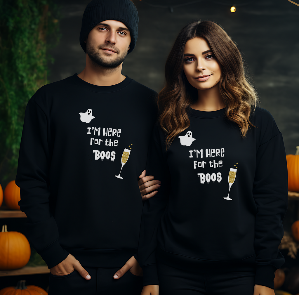 I'm Here For The Boos Halloween Jumper