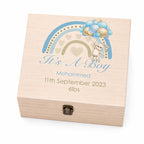 Personalised New Baby Boy Gift Box