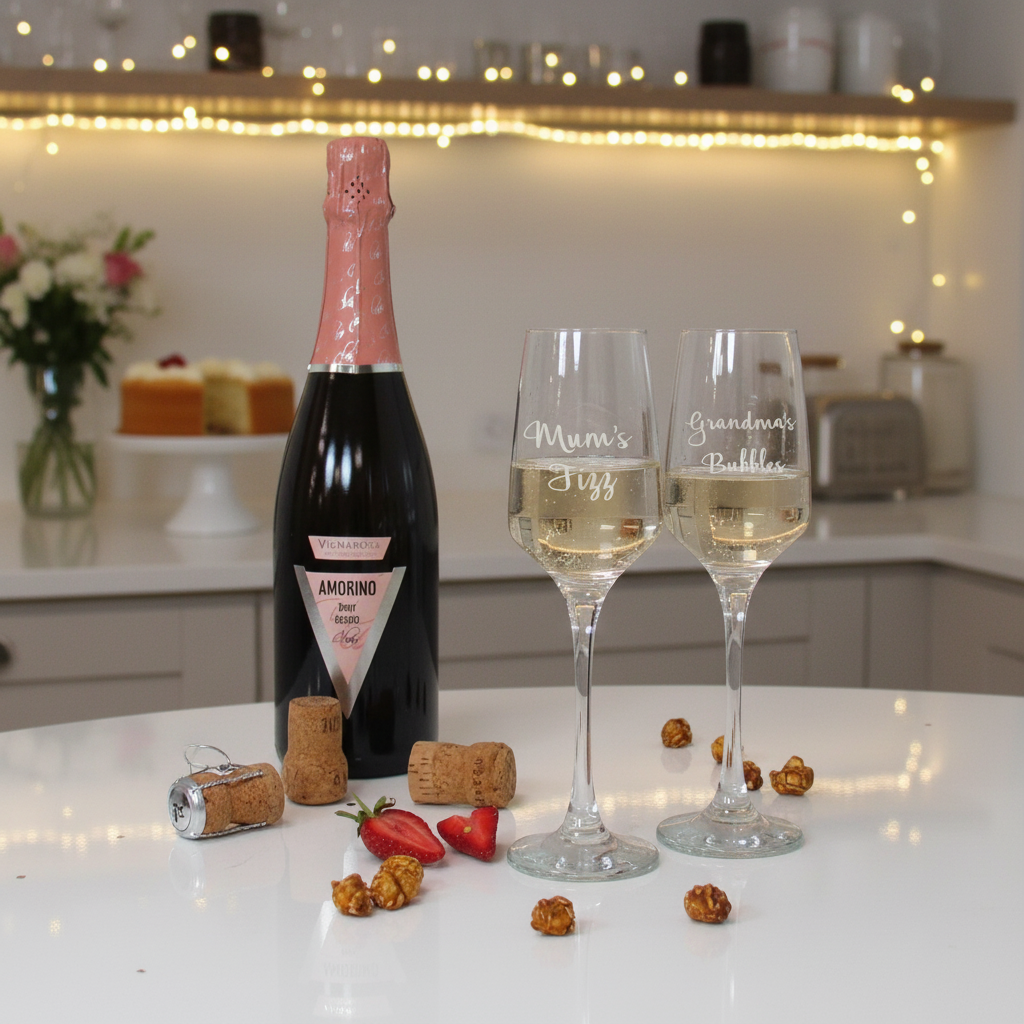 Personalised Engraved Prosecco Glass