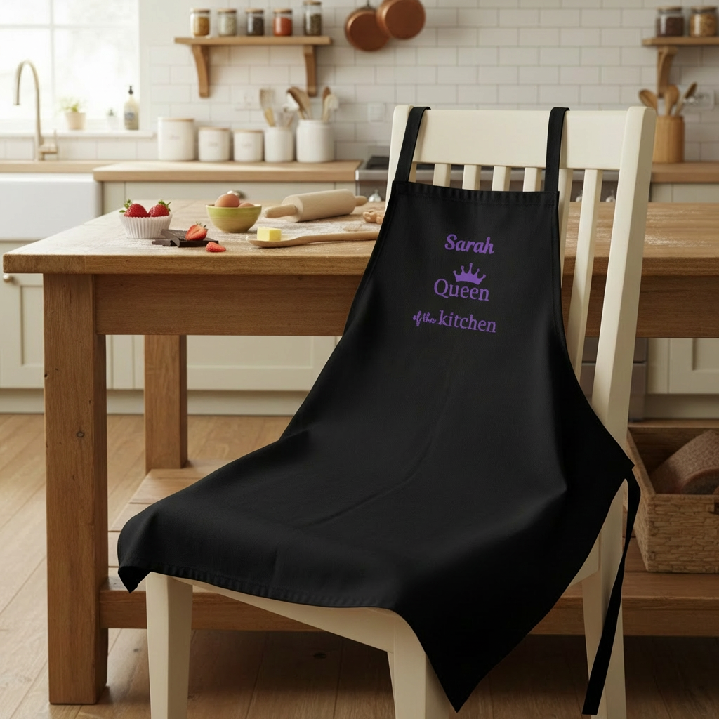 Personalised Apron 'Queen of the Kitchen'