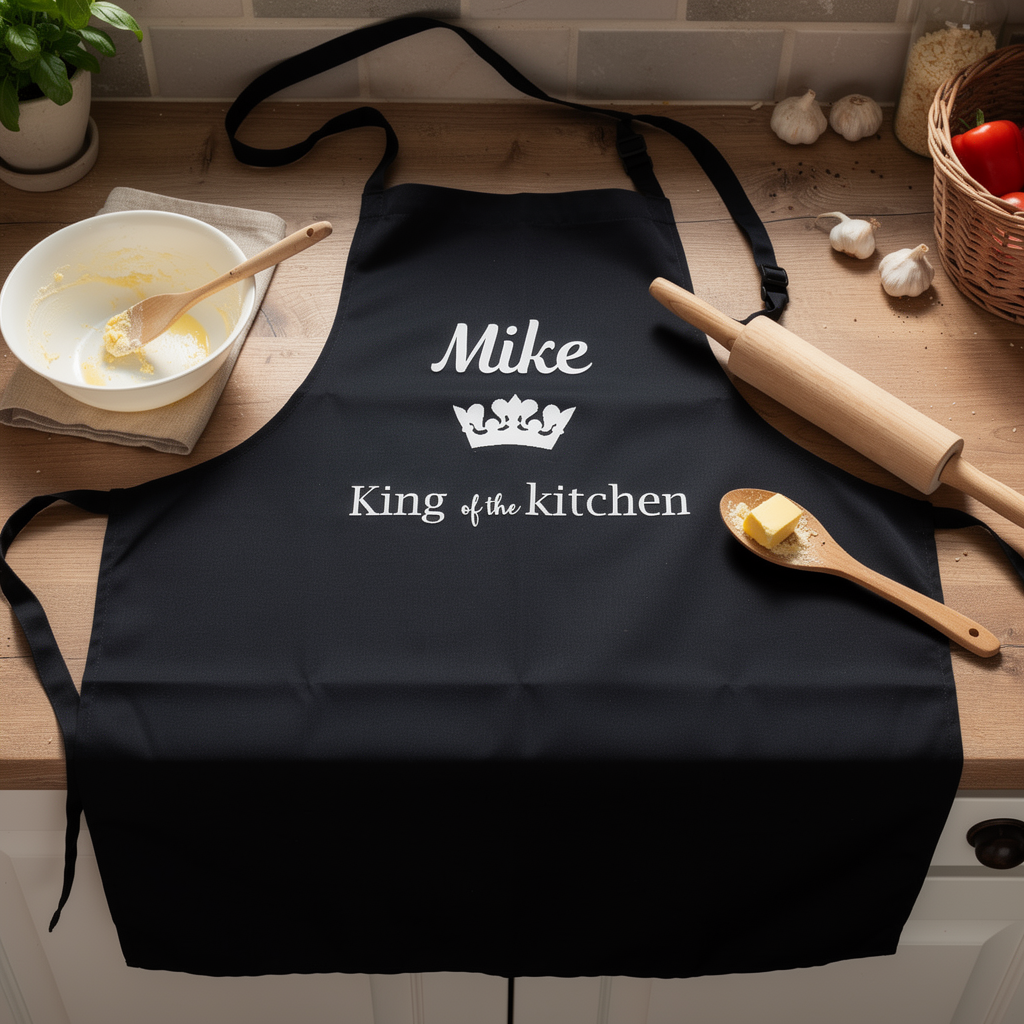 Personalised King of the Kitchen Apron