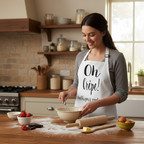 Personalised Cooking Apron 'Oh Crepe'