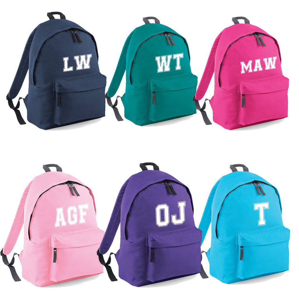 Personalised Initial Backpack