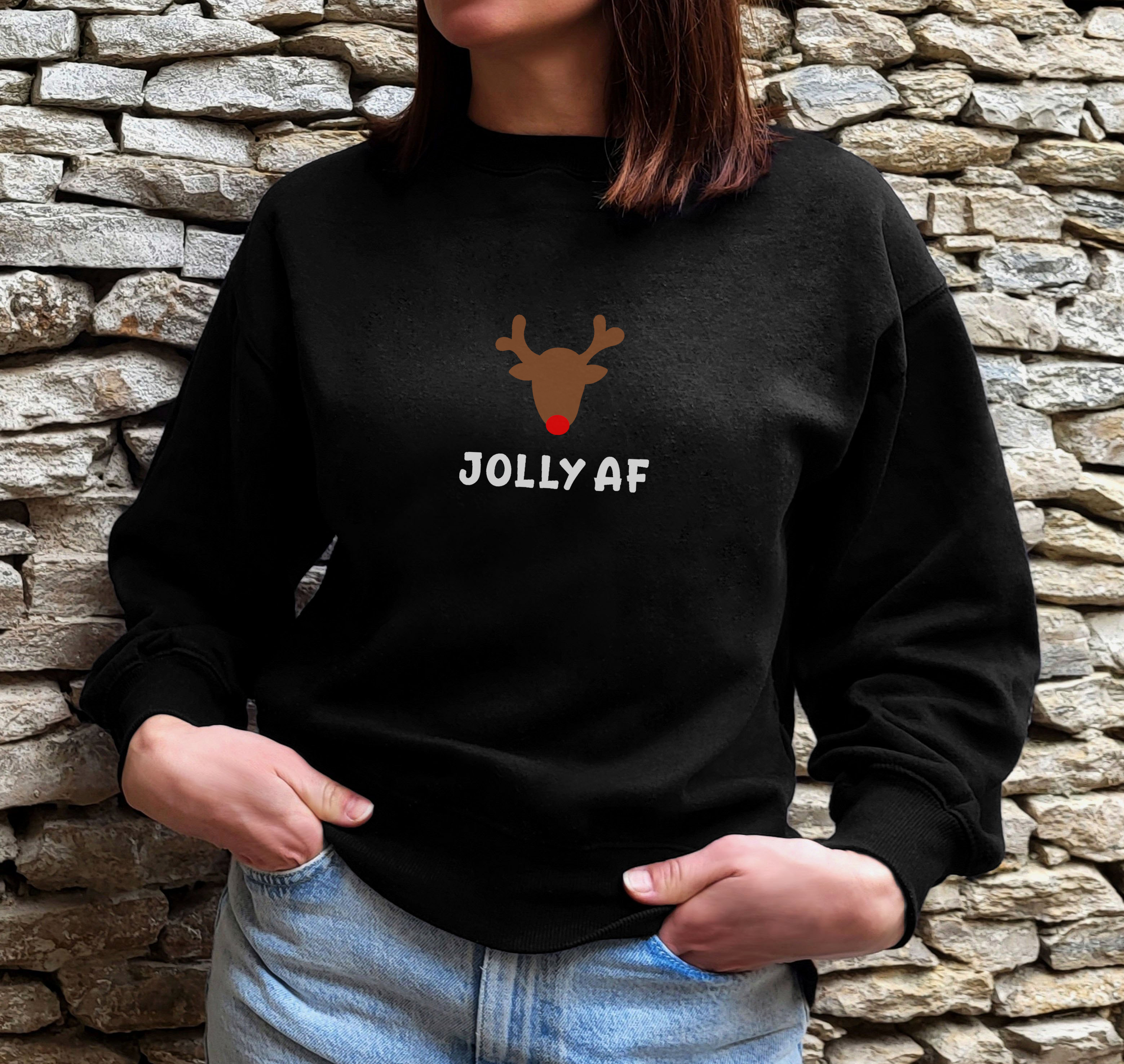 Jolly Af Christmas Jumper