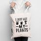 Funny Tote 'I just wet my plants'