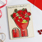 Pop Out Wooden Keepsake Valentine's Card