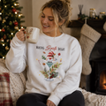 Making Spirits Bright Black Christmas Jumper