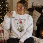 Making Spirits Bright Black Christmas Jumper