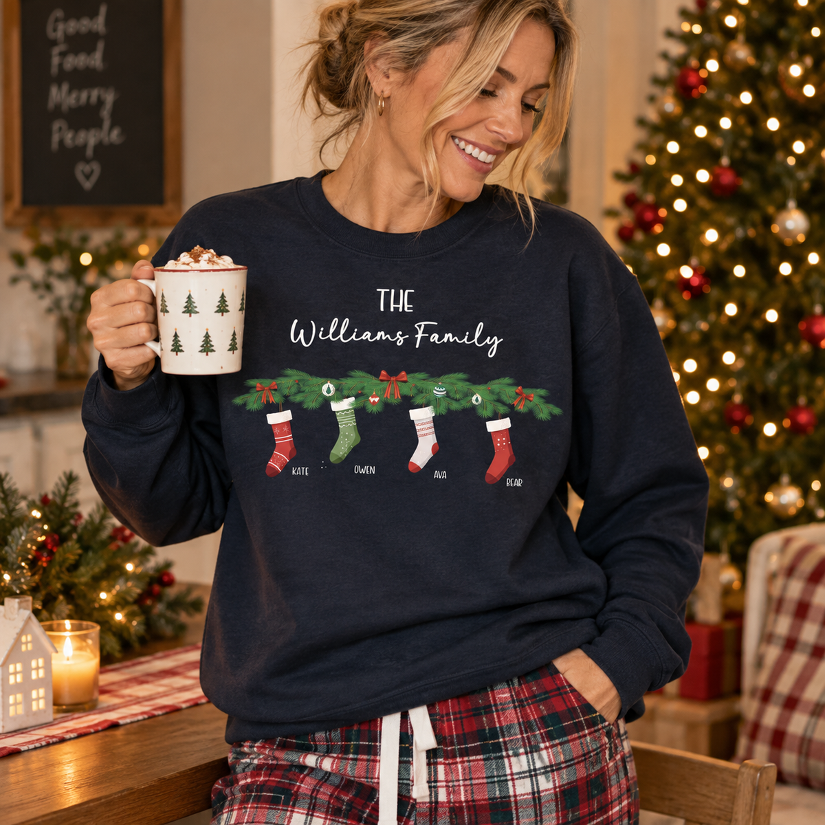 Personalised Family Christmas Jumper