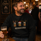 Black Reinbeers Beer Christmas Jumper